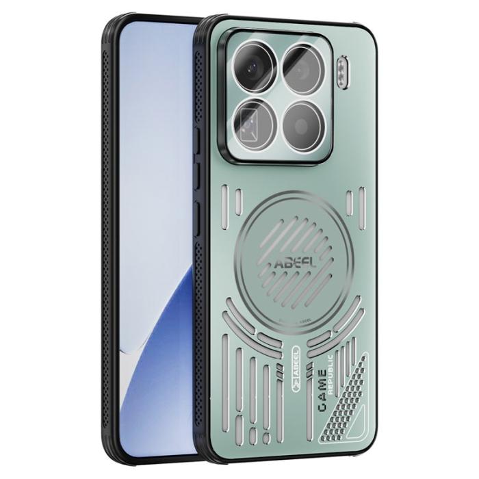 ABEEL - ABEEL Xiaomi 15 Pro Skal Aluminium + PC + TPU - Ljusgrön