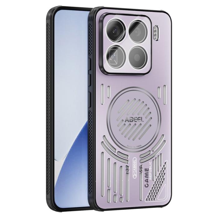 ABEEL - ABEEL Xiaomi 15 Pro Skal Aluminium + PC + TPU - Rosa Lila