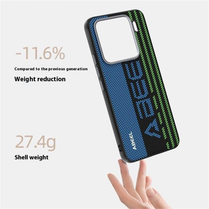 ABEEL - ABEEL Xiaomi 15 Pro Skal MagSafe Kompatibel Svart Leather