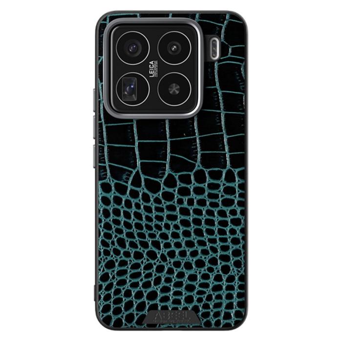 ABEEL - ABEEL Xiaomi 15 Pro Skal MagSafe Krokodiltextur Grön