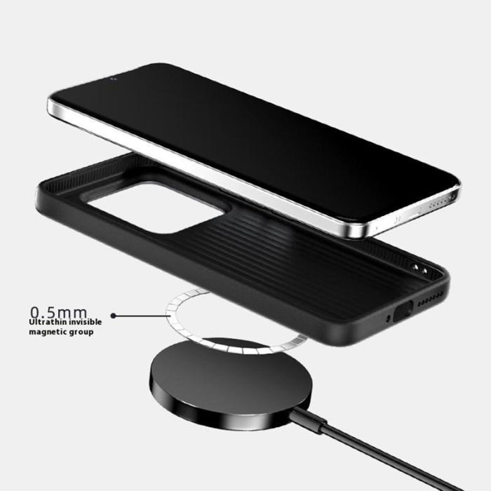 ABEEL - ABEEL Xiaomi 15 Pro Skal MagSafe PC TPU Aluminium Svart