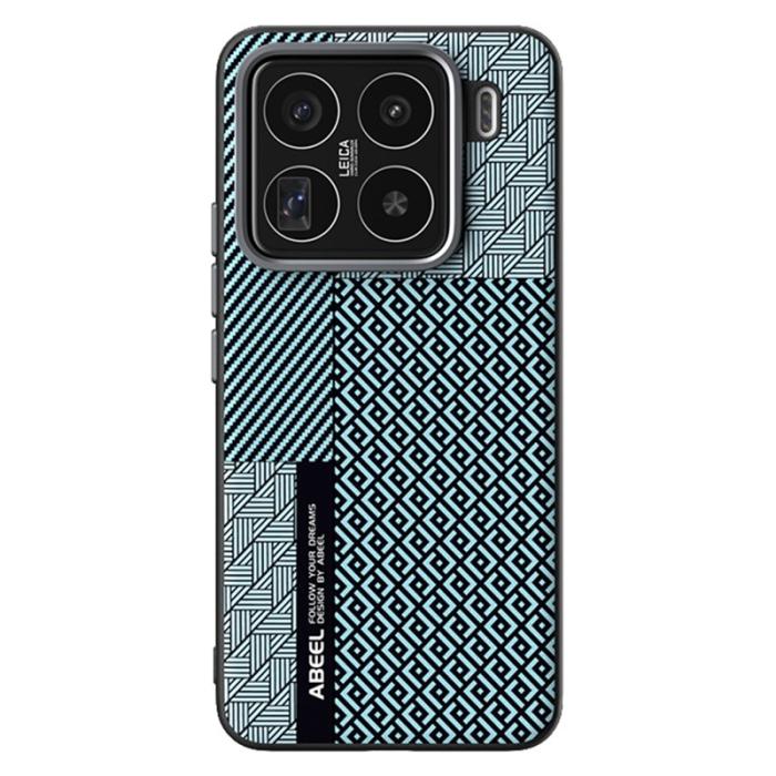 ABEEL - ABEEL Xiaomi 15 Pro Skal PC TPU Aluminium PU Läder - Textur 4