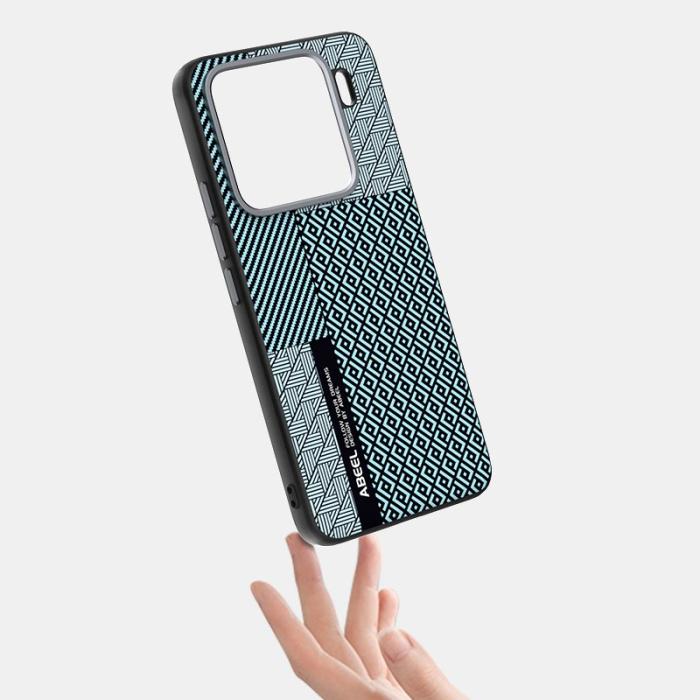 ABEEL - ABEEL Xiaomi 15 Pro Skal PC TPU Aluminium PU Läder - Textur 4