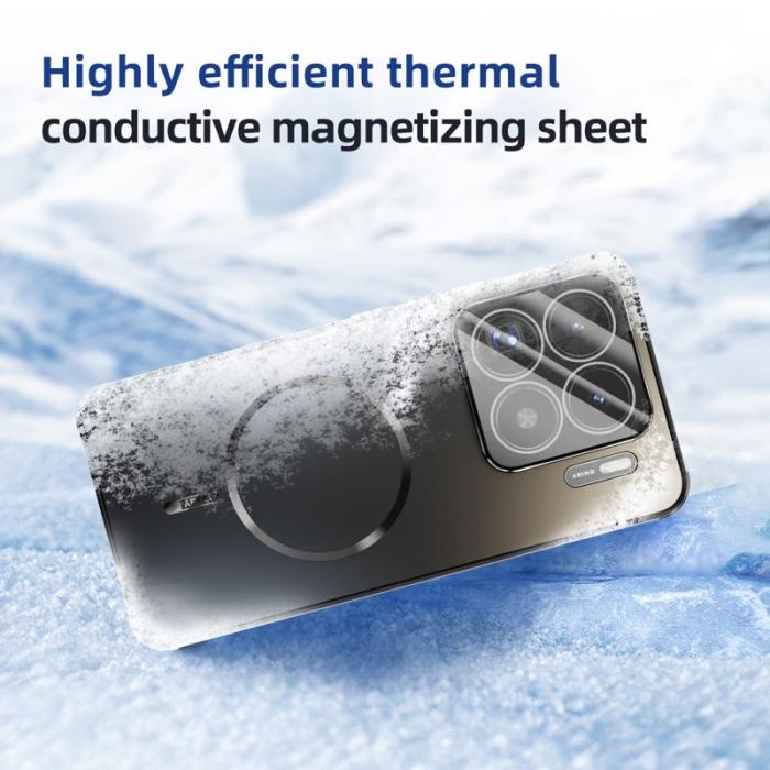 ABEEL - ABEEL Xiaomi 15 Pro Skal TPU PC Kyl Matte Telefonfodral Blå