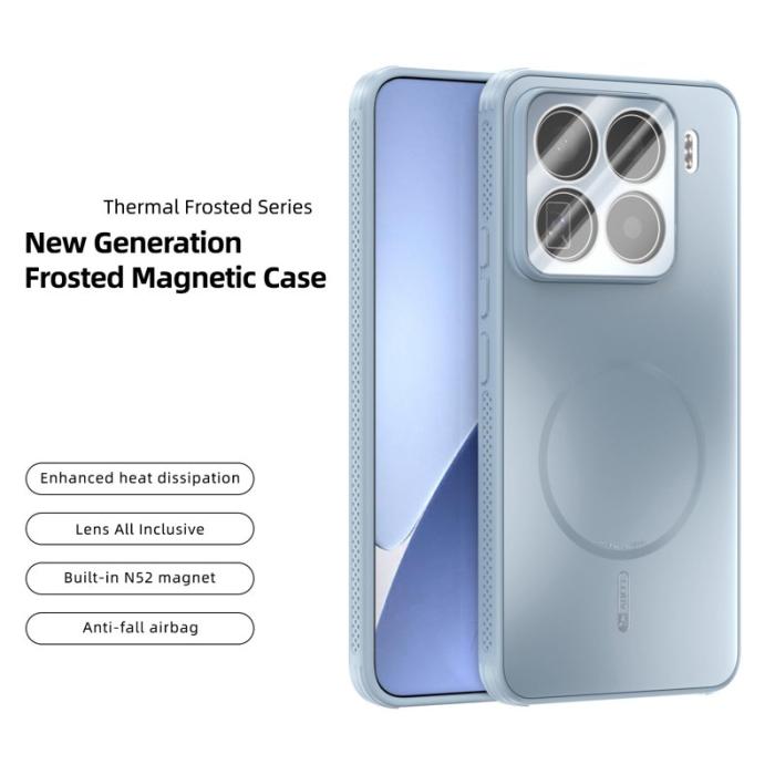 ABEEL - ABEEL Xiaomi 15 Pro Skal TPU PC Kylning Matt Baby Blue