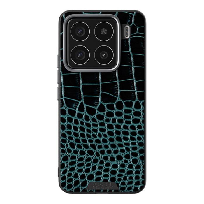 ABEEL - ABEEL Xiaomi 15 Skal MagSafe Kompatibel Krokodil Textur Grön