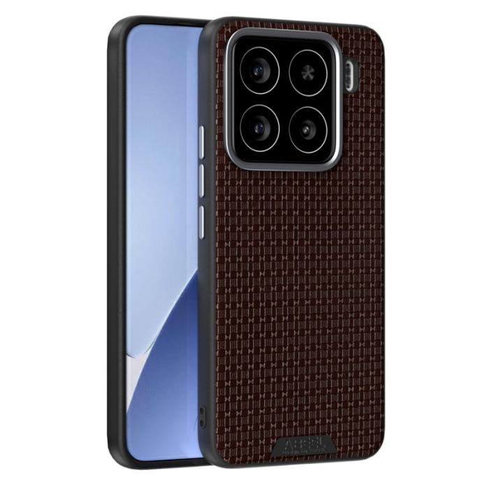 ABEEL - ABEEL Xiaomi 15 Skal MagSafe Kompatibel Texturerad Kaffe