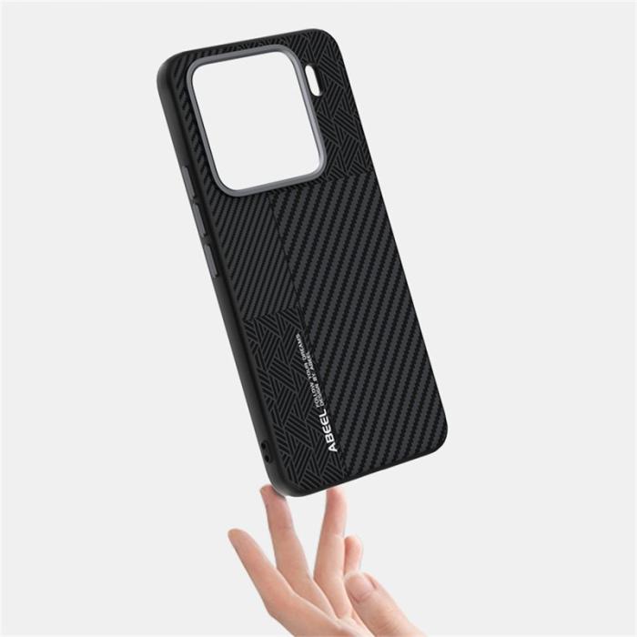 ABEEL - ABEEL Xiaomi 15 Skal PC TPU Aluminium PU Läder MagSafe Textur 1