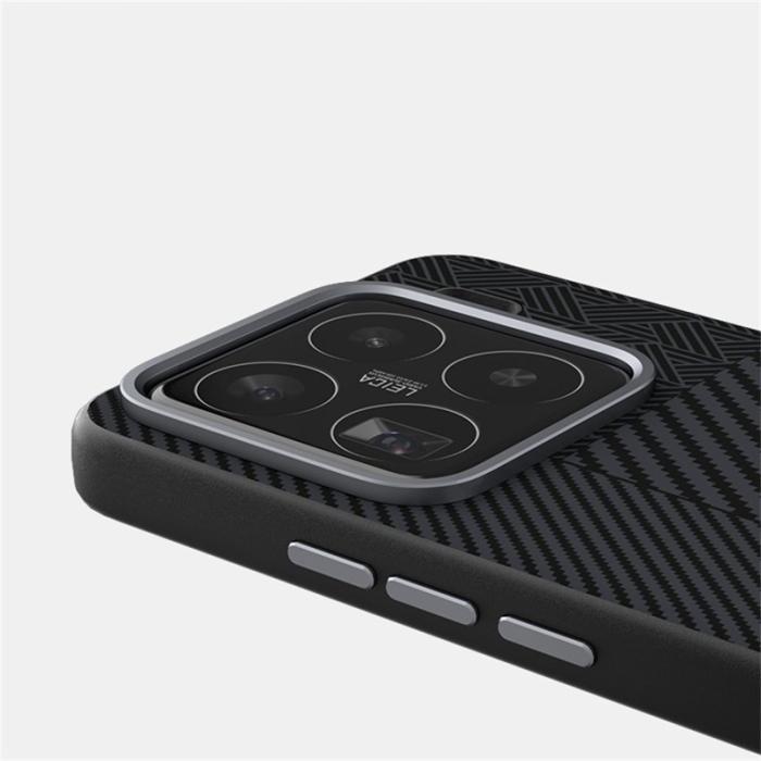 ABEEL - ABEEL Xiaomi 15 Skal PC TPU Aluminium PU Läder MagSafe Textur 1