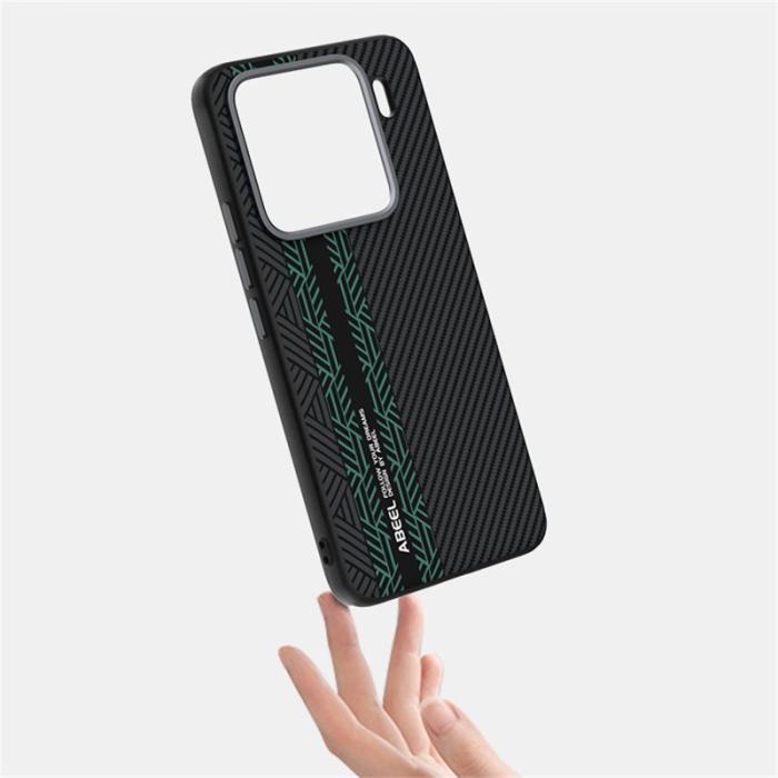 ABEEL - ABEEL Xiaomi 15 Skal PC TPU Aluminium PU Läder MagSafe - Textur 2