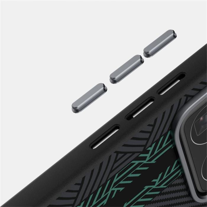 ABEEL - ABEEL Xiaomi 15 Skal PC TPU Aluminium PU Läder MagSafe - Textur 2