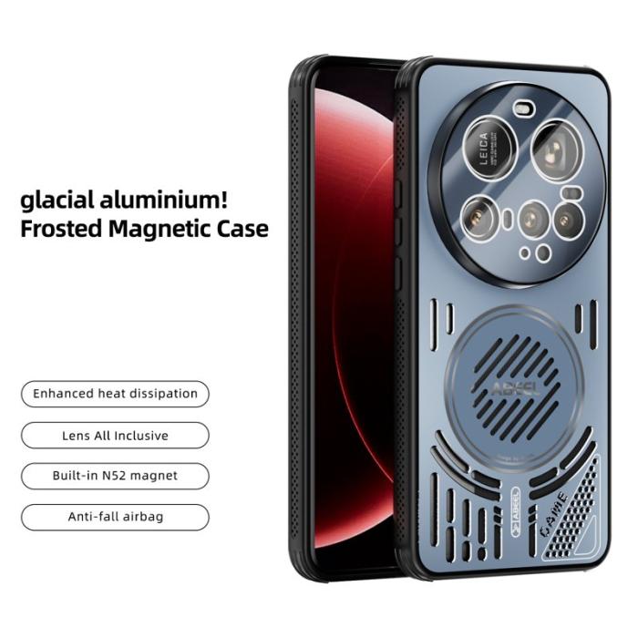 ABEEL - ABEEL Xiaomi 15 Ultra Skal Aluminium + PC + TPU - Blå