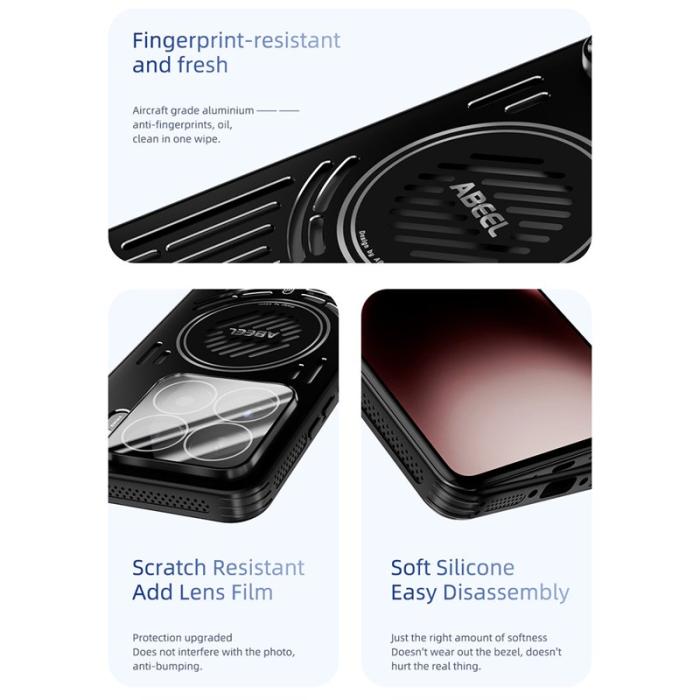 ABEEL - ABEEL Xiaomi 15 Ultra Skal Aluminium + PC + TPU - Blå