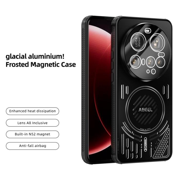 ABEEL - ABEEL Xiaomi 15 Ultra Skal Aluminium + PC + TPU - Svart