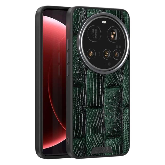 ABEEL - ABEEL Xiaomi 15 Ultra Skal MagSafe Beast Textur Grön