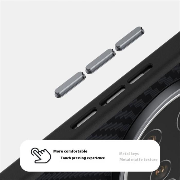 ABEEL - ABEEL Xiaomi 15 Ultra Skal MagSafe Kolfiber Svart