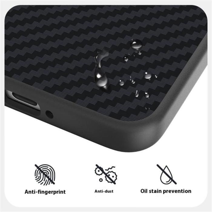 ABEEL - ABEEL Xiaomi 15 Ultra Skal MagSafe Kolfiber Svart / Blå