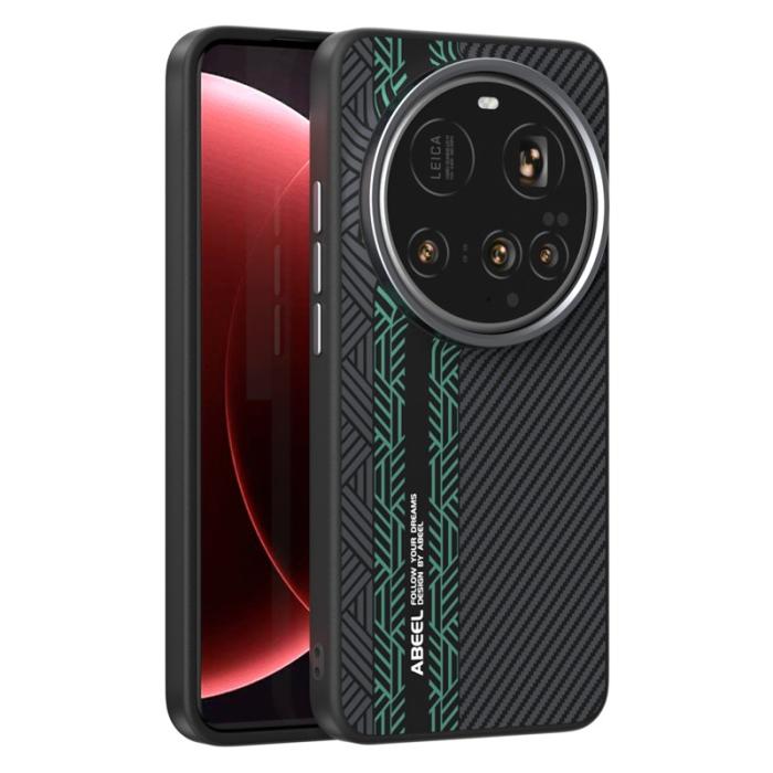 ABEEL - ABEEL Xiaomi 15 Ultra Skal PC TPU Aluminium PU Läder - Textur 2