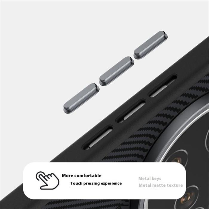 ABEEL - ABEEL Xiaomi 15 Ultra Skal PC TPU Aluminium PU Läder - Textur 2