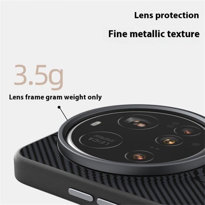 ABEEL - ABEEL Xiaomi 15 Ultra Skal PC TPU Aluminium PU Läder - Textur 2