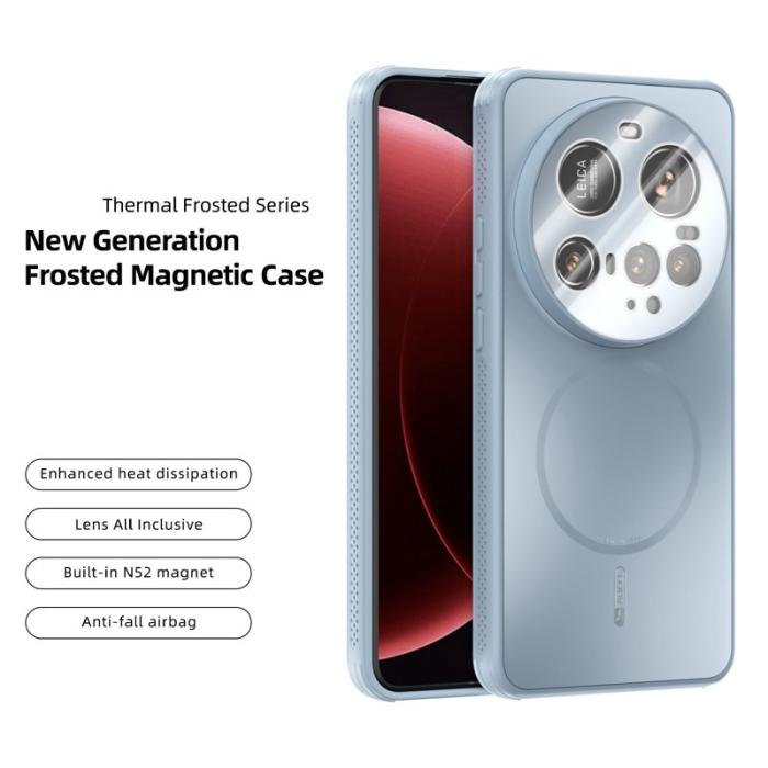 ABEEL - ABEEL Xiaomi 15 Ultra Skal TPU PC Kyl Matte - Baby Blue