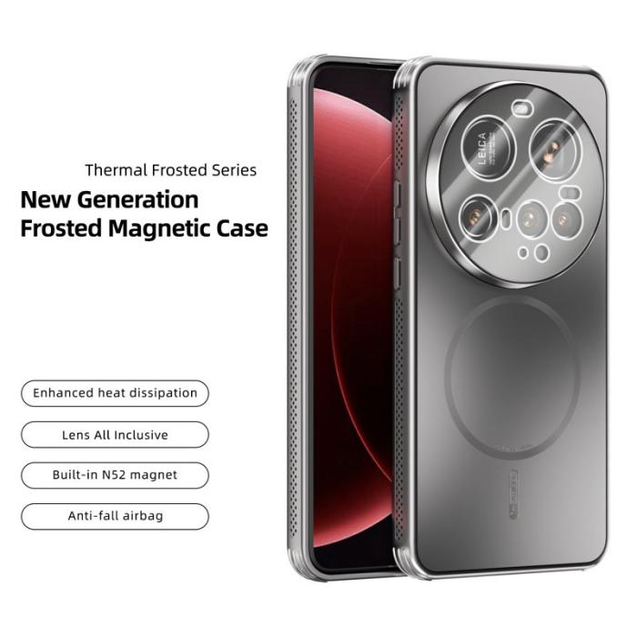 ABEEL - ABEEL Xiaomi 15 Ultra Skal TPU PC Kyl Matte - Titan Grå