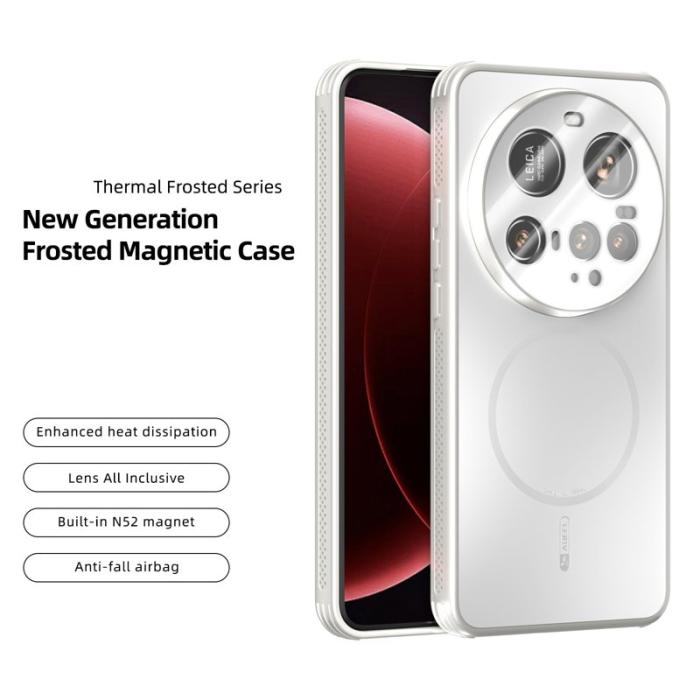 ABEEL - ABEEL Xiaomi 15 Ultra Skal TPU PC Kyl Matte Vit