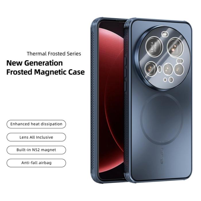 ABEEL - ABEEL Xiaomi 15 Ultra Skal TPU PC Kylning Matt Blå