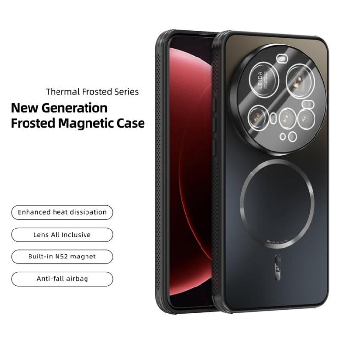 ABEEL - ABEEL Xiaomi 15 Ultra Skal TPU PC Kylning Matt Svart