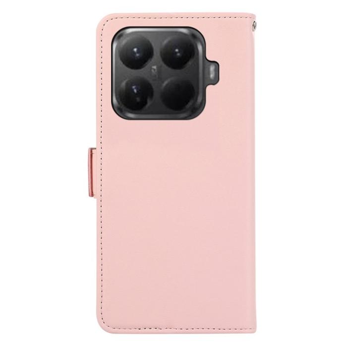 ABEEL - ABEEL Xiaomi 15T Pro Skal Läder Fodral med RFID Blockering - Rosa