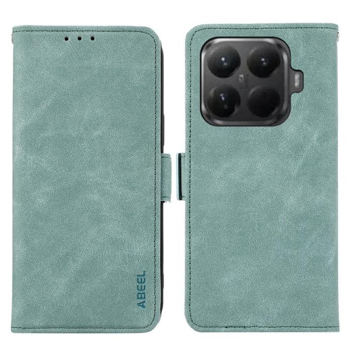 ABEEL - ABEEL Xiaomi 15T Pro Skal PU Läder Folio Ställ Baby Blue