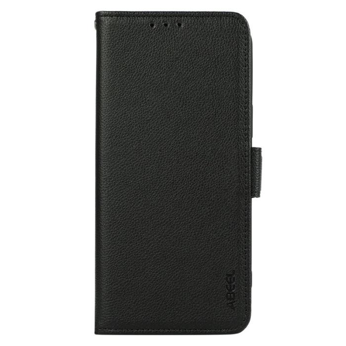 ABEEL - ABEEL Xiaomi 15T Skal Litchi Textur Läder RFID Blocker Svart
