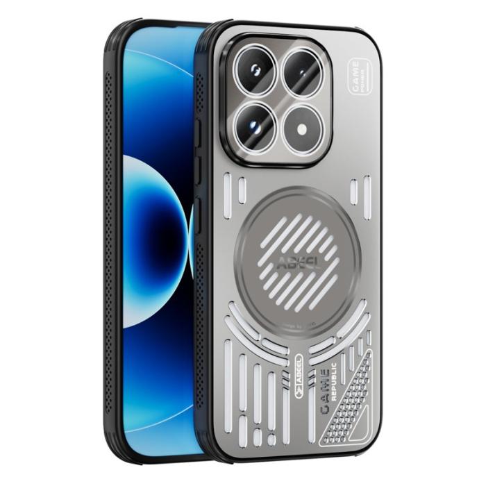 ABEEL - ABEEL Xiaomi 17 Magnetisk Kylskal MagSafe TPU + PC Aluminium Grå