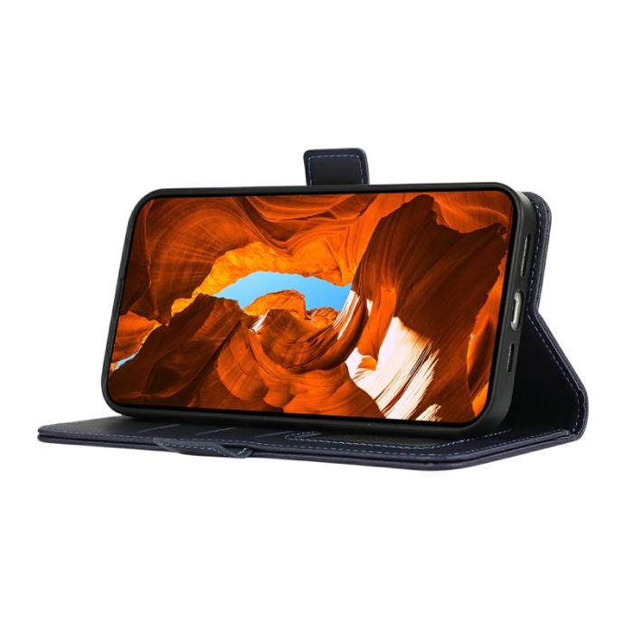 ABEEL - ABEEL Xiaomi 17 Pro Max Skal Läder Fodral med RFID - Blå