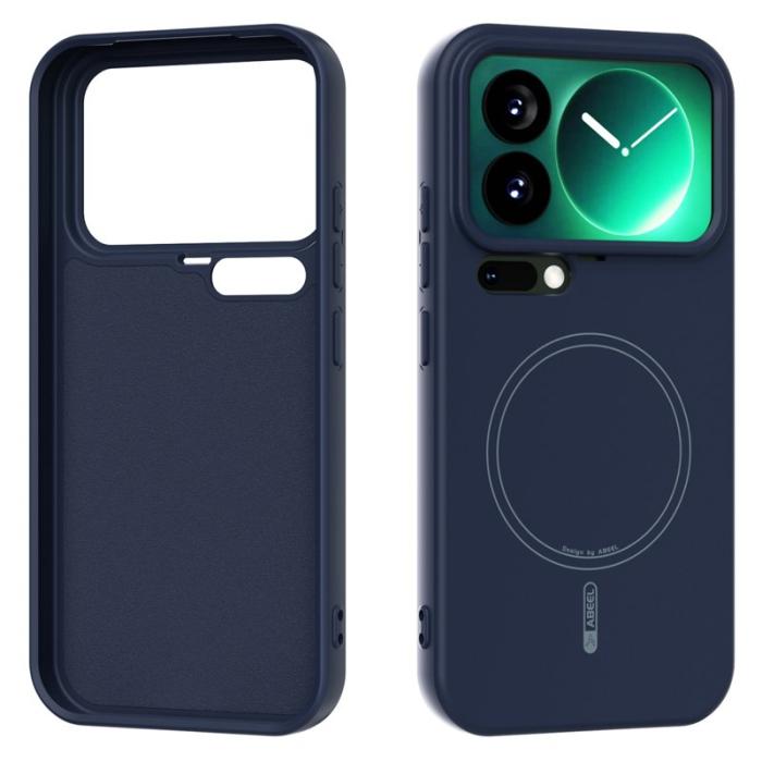 ABEEL - ABEEL Xiaomi 17 Pro Skal MagSafe Liquid Silicone Mörkblå