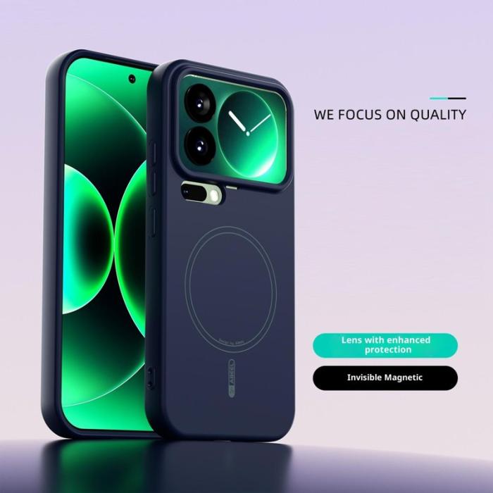 ABEEL - ABEEL Xiaomi 17 Pro Skal MagSafe Liquid Silicone Mörkblå