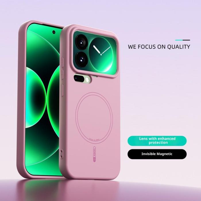 ABEEL - ABEEL Xiaomi 17 Pro Skal MagSafe Liquid Silicone - Rosa
