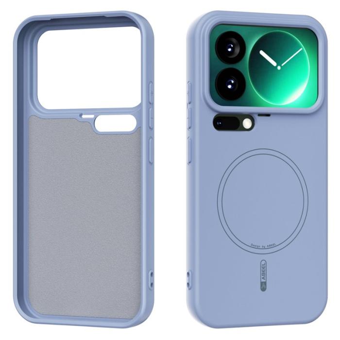 ABEEL - ABEEL Xiaomi 17 Pro Skal MagSafe Sky Blue Liquid Silicone