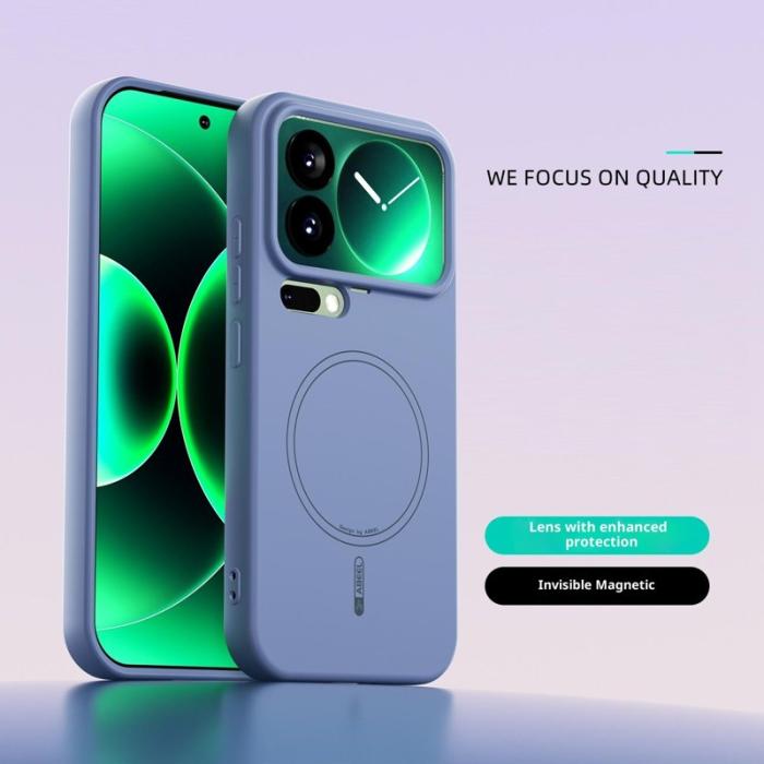ABEEL - ABEEL Xiaomi 17 Pro Skal MagSafe Sky Blue Liquid Silicone