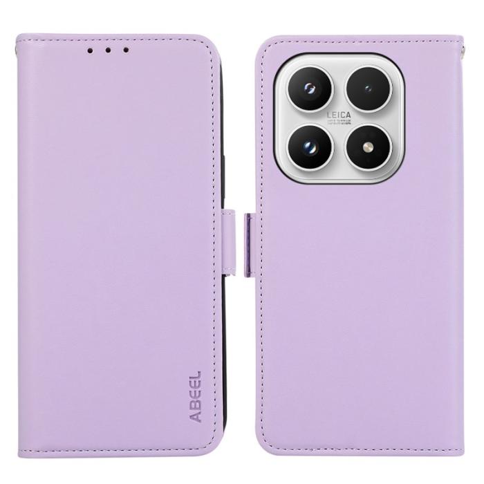 ABEEL - ABEEL Xiaomi 17 Skal Läder Fodral med RFID Blockering - Lila