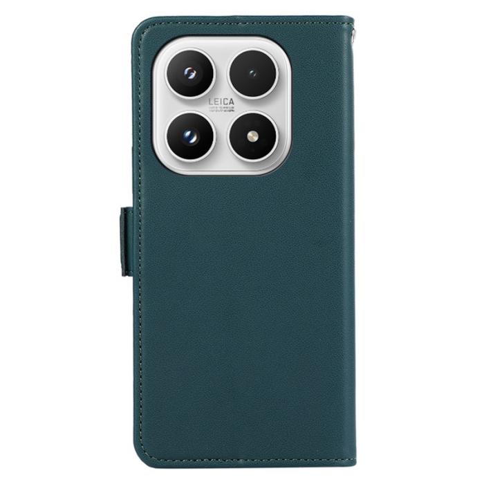 ABEEL - ABEEL Xiaomi 17 Skal Läder Fodral med RFID Skydd - Grön