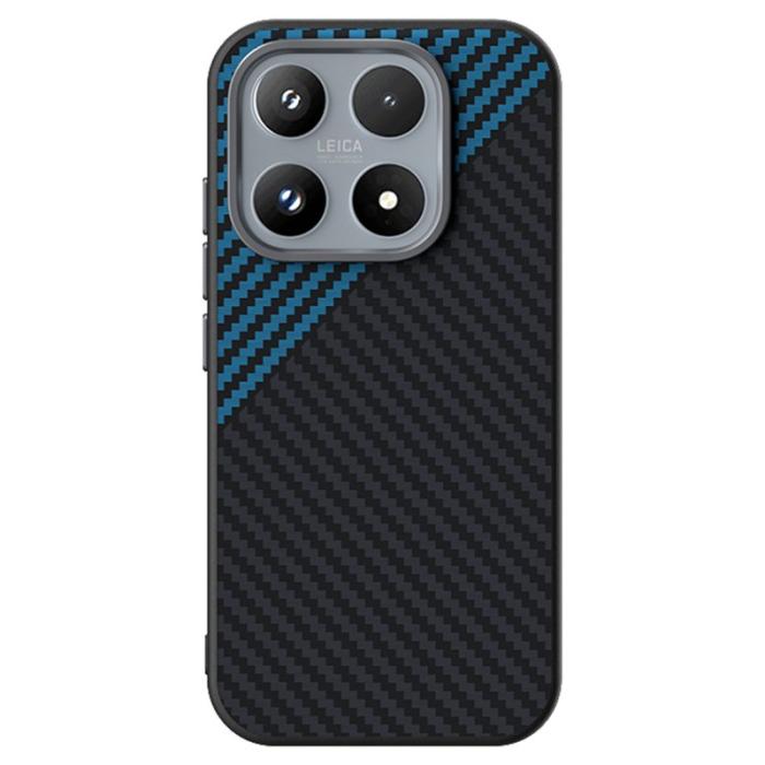 ABEEL - ABEEL Xiaomi 17 Skal MagSafe Kompatibel Kolfiber Svart/Blå