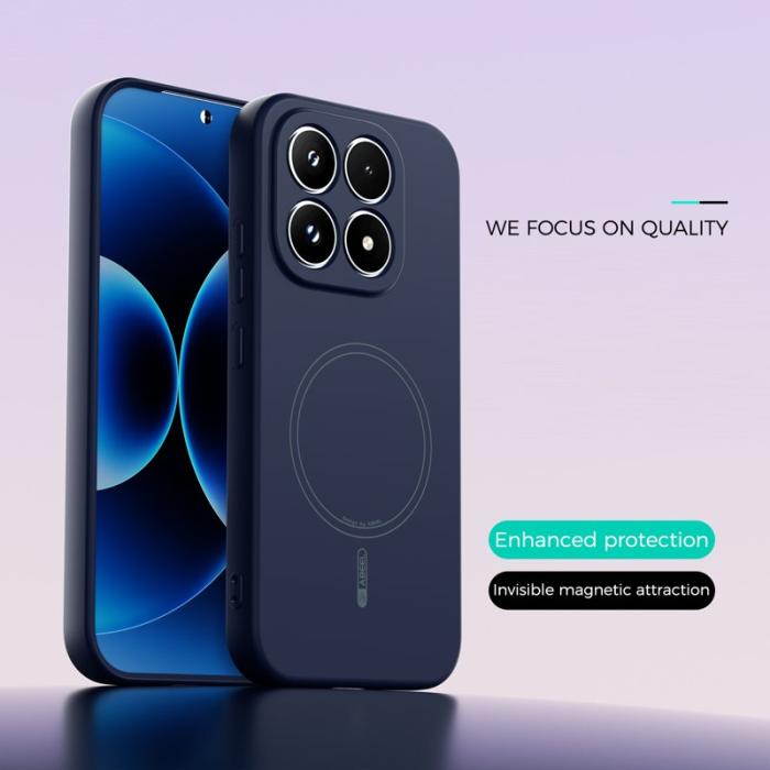 ABEEL - ABEEL Xiaomi 17 Skal MagSafe Kompatibel Mörkblå Silikon
