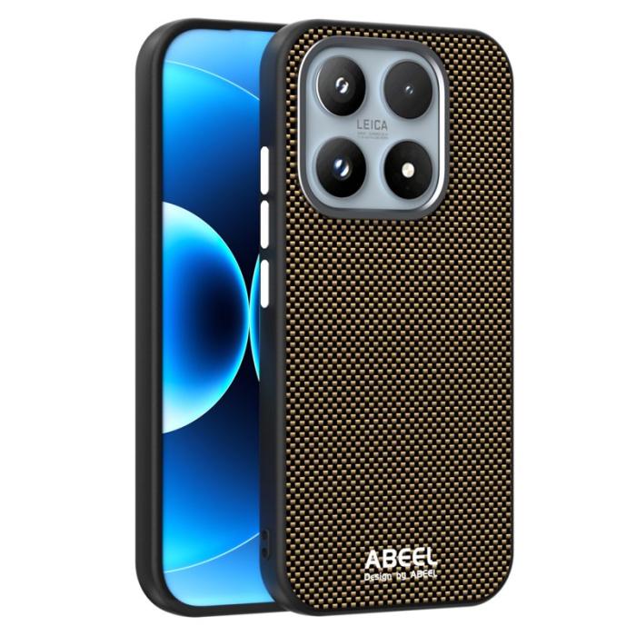 ABEEL - ABEEL Xiaomi 17 Skal MagSafe Kompatibel PC TPU Läder Guld