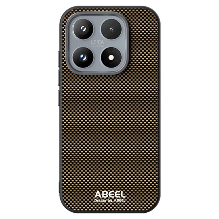 ABEEL - ABEEL Xiaomi 17 Skal MagSafe Kompatibel PC TPU Läder Guld