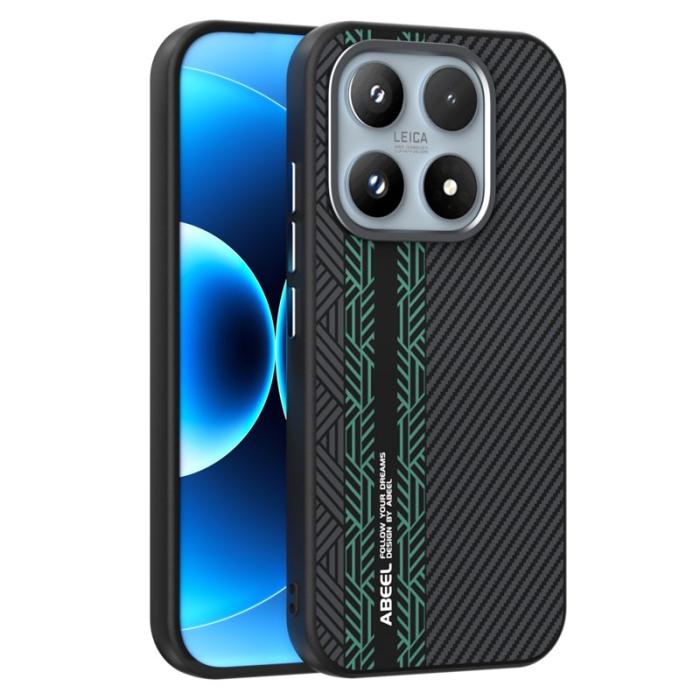 ABEEL - ABEEL Xiaomi 17 Skal PC TPU Aluminium PU Läder MagSafe - Textur 2