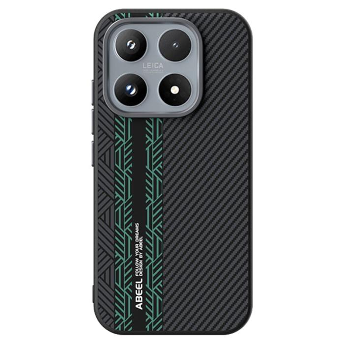 ABEEL - ABEEL Xiaomi 17 Skal PC TPU Aluminium PU Läder MagSafe - Textur 2