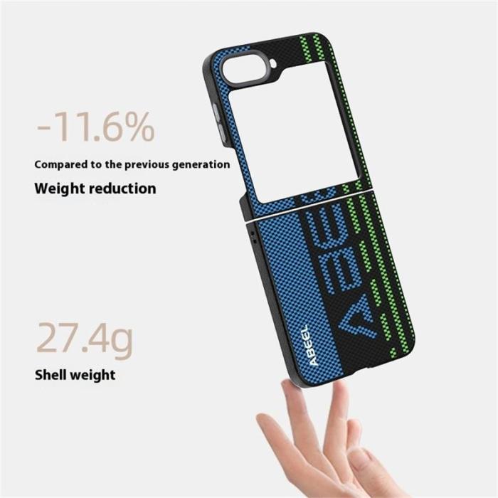 ABEEL - ABEEL Z Flip7 FE 5G Skal MagSafe Kompatibel Svart