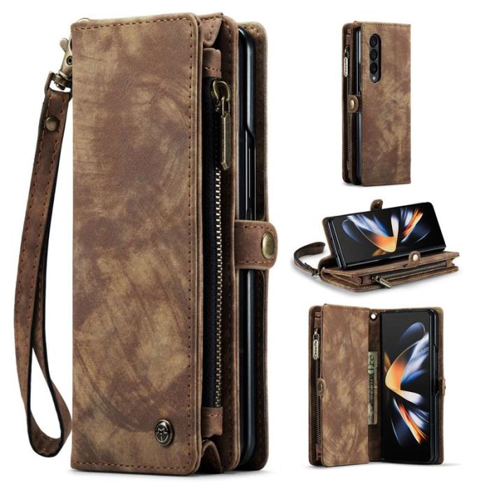 Caseme - CASEME 008 för Samsung Galaxy Z Fold4 5G Fodral Brun