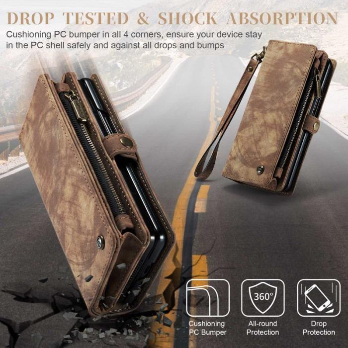 Caseme - CASEME 008 för Samsung Galaxy Z Fold4 5G Fodral Brun